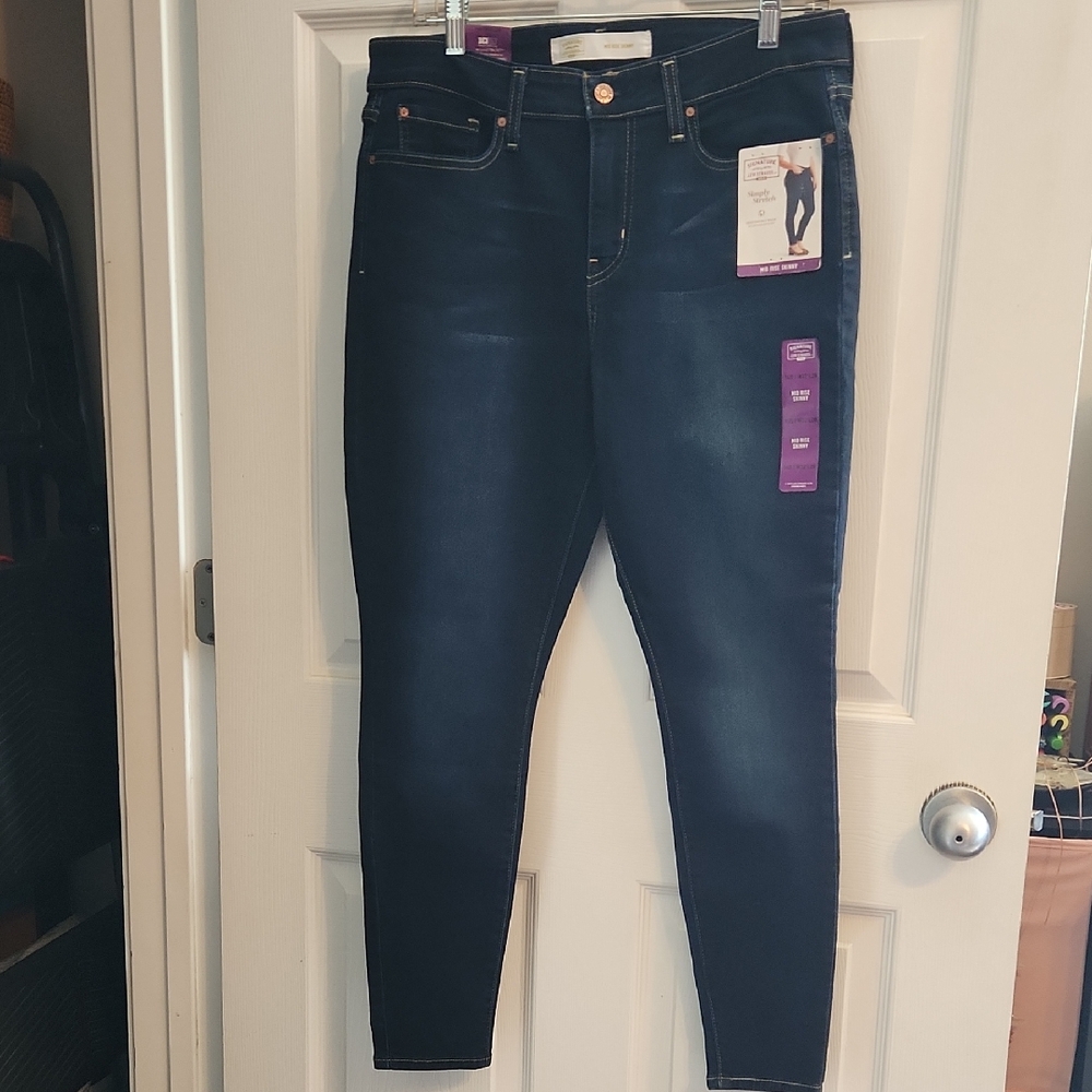 Signature by Levi Strauss Blue Skinny Jeans